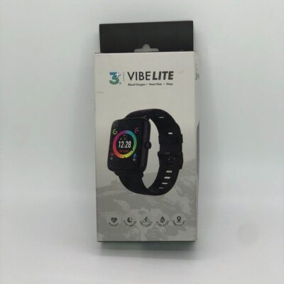 *PARTS ONLY* 3Plus+ Vibe Lite Smartwatch (Blood Oxygen, Heart Rate, Sleep) Black