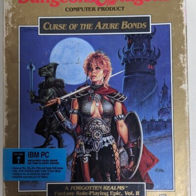 AD&D Curse of the Azure Bonds 5.25in Floppy IBM