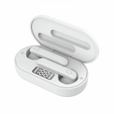 TWS Earbuds Bluetooth Wireless Headset Headphone (White)