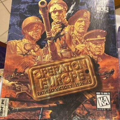 Operation Europe Path to Victory 1939-45 IBM PC vintage game 1994