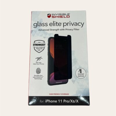 Invisible shield glass Elite privacy screen for Iphone 11 Pro/XS/X