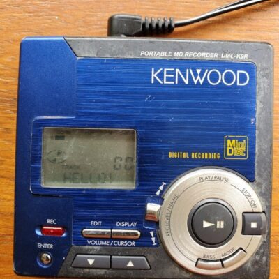 Kenwood DMC-K9R portable minidisc player recorder