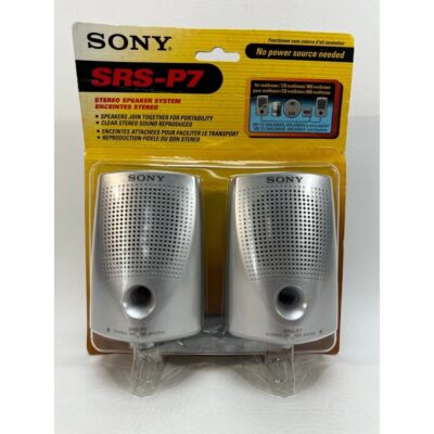 Sony SRS-P7 Desktop Portable Stereo Speakers System for MP3 / Walkman