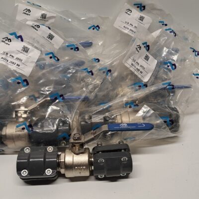 (x7) AIRpipe 2052 Nickel-Plated Brass Ball Valve, 1 in Quick Connect