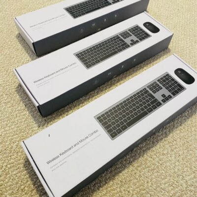 3X wireless keyboard and mouse combo