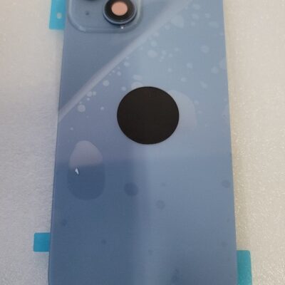 iPhone 14 Back Glass  Replacement Part – blue with magnetic Hinges