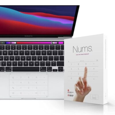 Smart Number Wireless Keypad for MacBook Pro 13 in (2020&M1) Trackpad Keyboard