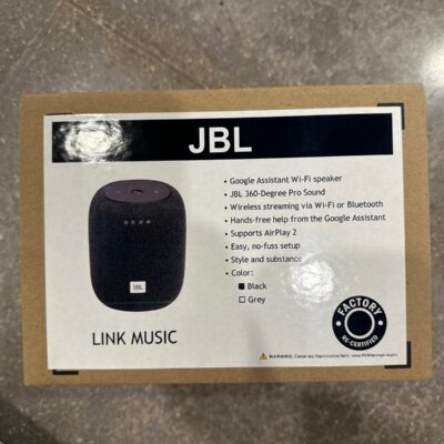 JBL Harman Link Music Compact Home Smart Speaker,