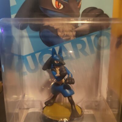 Lucario Amiibo, Nintendo Super Smash Bros collectible, New in Box