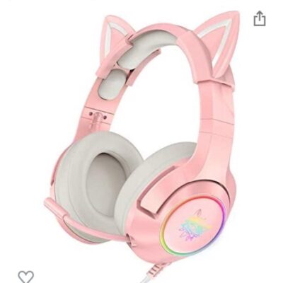 Pink Headphones