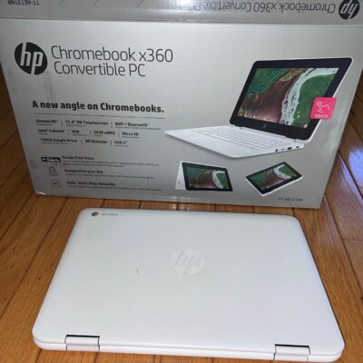HP Chromebook PC Convertible PC 11.6” Touchscreen webcam USB-C Micro SD Wi-Fi Bl