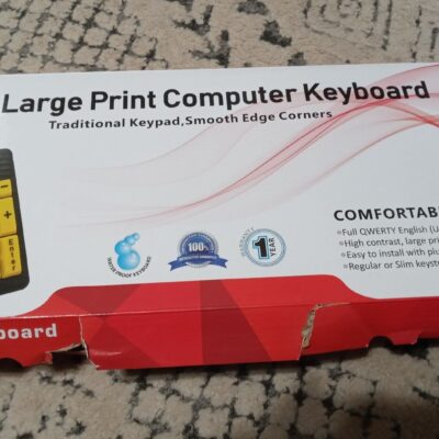 Large print keyboard