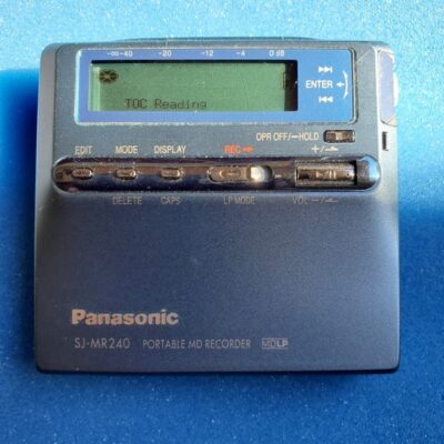Panasonic portable MD player recorder SJ-MR240