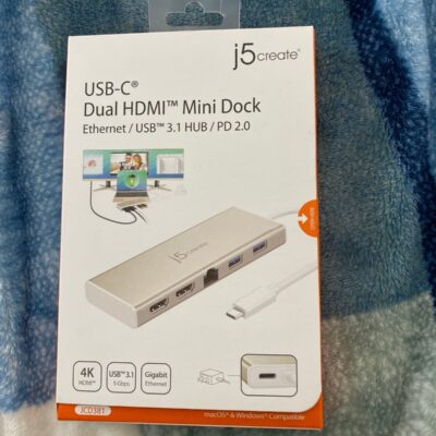 J5Create USB-C Dual HDMI Mini Dock