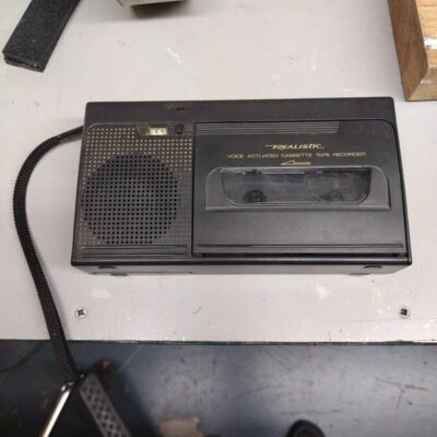 Vintage cassette tape recorder