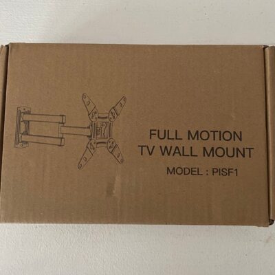 Full Motion Tilt/Swivel TV Wall Mount Bracket PISF1 (For TVs 13”-42”, 44lbs)