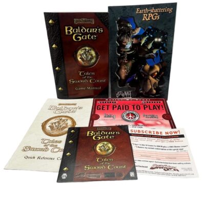 Baldur’s Gate: Tales of the Sword Coast Big Box Game (PC CD-ROM, 1999) BioWare.