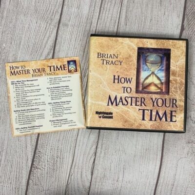 How to Master your time by Brian Tracy set of 6 CD’s