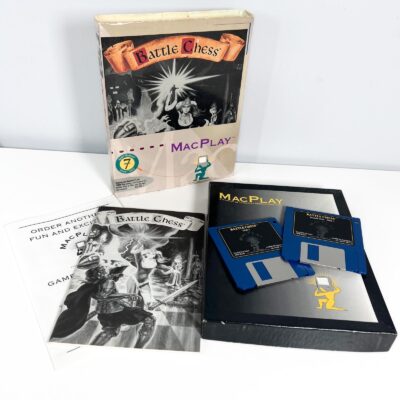 Battle Chess Vintage Mac Play Apple Mac 7 System 6.0.2 or Later Original Manual