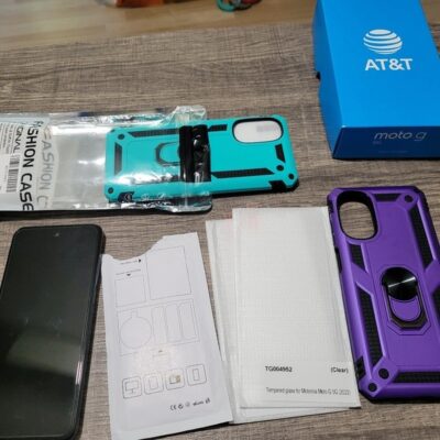 At&t Motorola g 5g phone and accessories