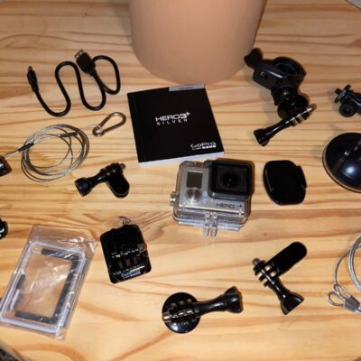 GoPro HERO3+ Silver With Battery, Attachments, Charger