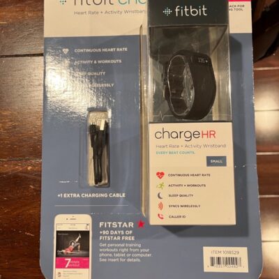 Fitbit charge HR Size small heart rate and activity wristband.