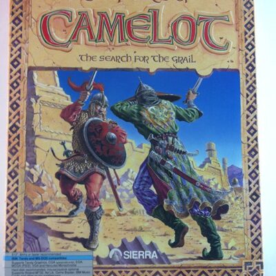 Conquests of Camelot Sierra Adventure Game Big Box MS-DOS Floppy Disks