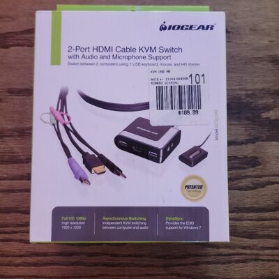IOGear 2-port HDMI KVM Switch