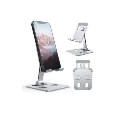 Cell Phone/Tablet Desktop Adjustable Stand Color Silver