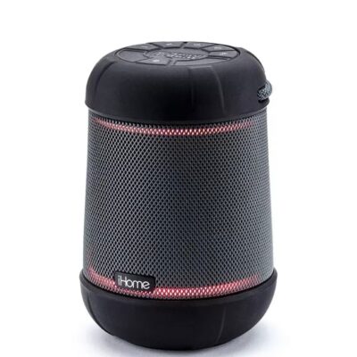 NEW! iHome IBT158V2 Bluetooth Rechargeable Waterproof Speaker 360° Stereo Sound