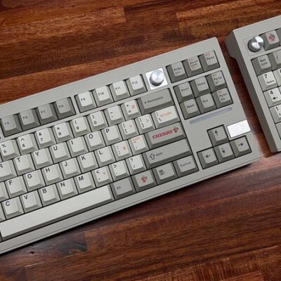 Retro Bundle TKL with matching Numbpad – Epomaker Cidoo Gasket Mounted Keyboard