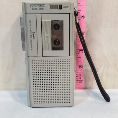 VINTAGE SEARS 304 MICRO CASSETTE TAPE PLAYER RECORDER JAPAN MADE