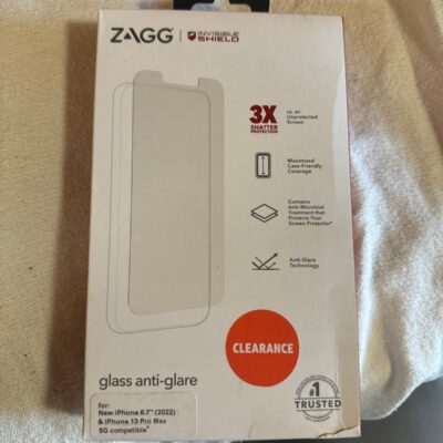 Zagg Anti Glare Screen protector for 14 pro max or 13 pro max