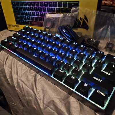 corsair k65 rgb mini 60% mechanical gaming keyboard