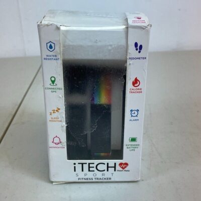 iTech Sport Fitness Tracker w Charging Cable IOS/Android Compatible