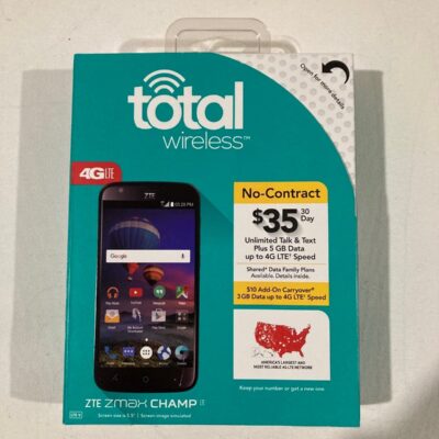 Total Wireless ZTE ZMAX Champ LTE cell phone