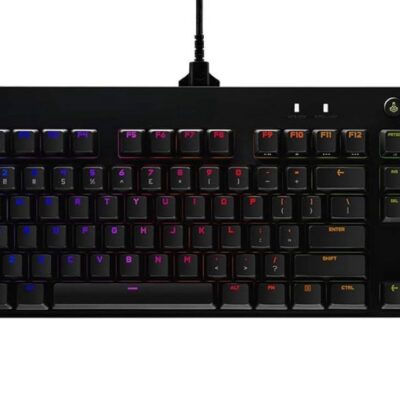 Logitech G PRO Wired Gaming RGB Mechanical Keyboard in Black