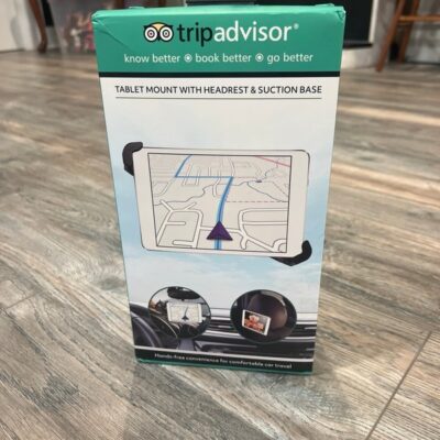 Trip Advisor Tablet Mount with Headeest and Suction Base