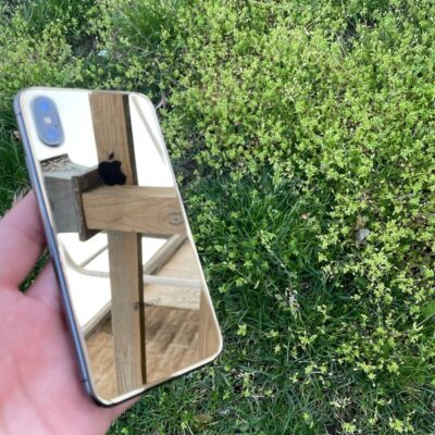 iPhone X Custom Gold Back  Glass  Unlocked 64gb