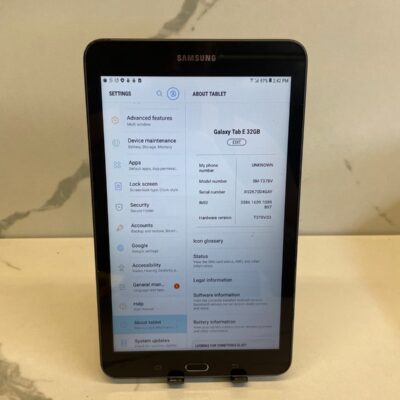 Samsung Galaxy Tab E 32GB LTE and WIFI  F4