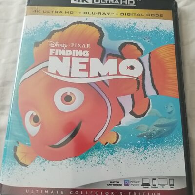 Finding Nemo (4K Ultra HD, Blu Ray, Digital Code 2003) Brand New Sealed Disney