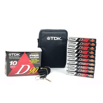 10 TDK D90 High Output Blank Audio Cassette Tapes IECI / TYPE I