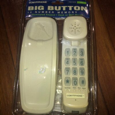 Conair Phone Big Button Phone Illuminated Keypad PR5007WCS New, Sealed!