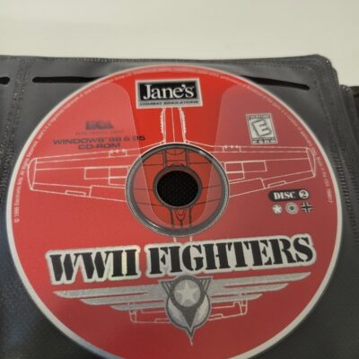 Jane’s Combat Simulation WWII Fighters Windows 98 & 95 PC Game Disc 2 ONLY