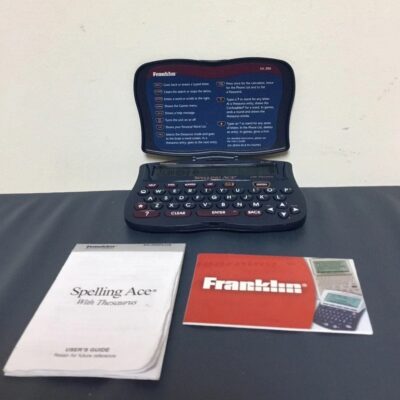 Vintage Franklin Electronic Spelling Ace with thesaurus and Games SA-206