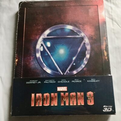 Iron Man 3 Italy Import Steelbook 2D, 3D Blu-ray New Sealed 2K Region Free