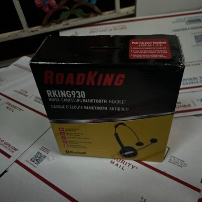 RoadKing RKING930 Noise-Canceling Bluetooth Headset with Mic for Hands-Free