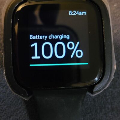 Fitbit Versa Smartwatch Black Aluminum