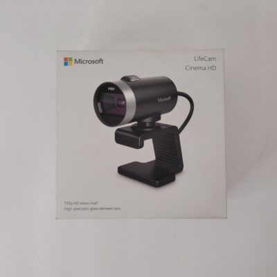 Microsoft LifeCam Cinema 720p HD Webcam – Black/ Retails For $120