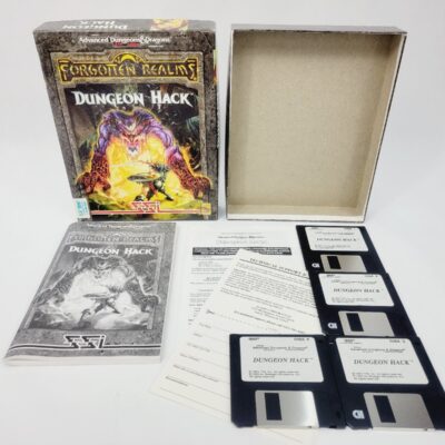 AD&D 2nd Ed. Dungeon Hack Big Box PC Game – SSI (3.5 Floppy, 1993)